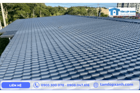 Sử dụng tôn, ngói nhựa PVC ASA trong các công trình dân dụng