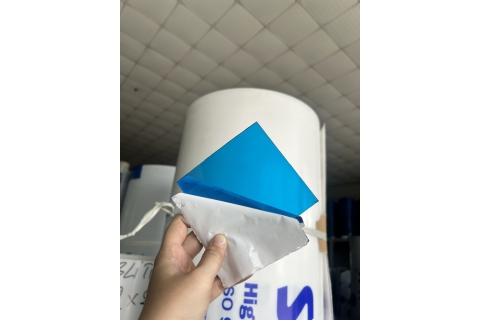 Tấm poly đặc solar light màu xanh biển